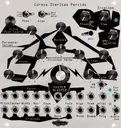 Wavetable Eurorack voice with modulation matrix and One Knob to Rule Them All in silver | Cursus Iteritas Percido by Noise Engineering