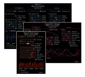 Noise Engineering plugin Bundle 1 containing Imitor, Loquelic Vereor, and Manis Iteritas