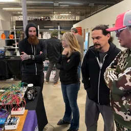 Markus, Kris, and Stephen at Buchla and Friends