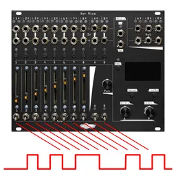 Xer Mixa with a drawing of a gate sequencing going to the mutes