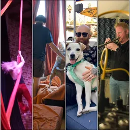 Kris, Stephen (and Alice), Markus (and Kora), and Patrick