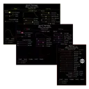 Ruina Tone page in Red. Set Volumes, wet/dry blend, and distortion levels here. Sinc Vereor synth plugin Tone page in yellow. Configure tonal parameters for the synth here. Virt Vereor Tone page in Purple. Configure tonal parameters for the synth here. | Noise Engineering