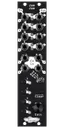 Four-channel trigger/gate/clock processor with three modes for Eurorack in black | Jam Jam by Noise Engineering