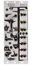 CV recorder and randomizer with gate and CV output expander Eurorack module in silver | Mimetic Sequent and Mimetic Multium by Noise Engineering