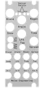 Imitor Versio panel overlay in silver | Noise Engineering