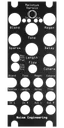 Melotus Versio panel overlay in black | Noise Engineering