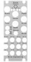 Ruina Versio panel overlay in silver | Noise Engineering