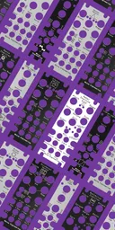 Alia, Legio, and Versio plastic overlays against a purple background | Noise Engineering