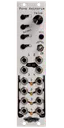 Pons Asinorum Eurorack module in silver with buttons and knob at top and jacks at bottom | Noise Engineering