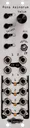 Pons Asinorum Eurorack module in silver with buttons and knob at top and jacks at bottom | Noise Engineering