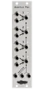 Quantus Pax quad transposer/precision adder in silver with 15 jacks | Noise Engineering