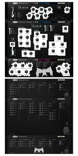 Bundle 1 Reason Rack Extensions includes Basimilus, Cursus Vereor, and Desmodus | Made by Noise Engineering, available at the Reason Shop