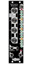 Variatic Sequent a minimal trigger sequencer with flexible expander for Eurorack with knobs and a column of LEDs on top and jacks on bottom with black panel | Noise Engineering