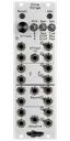 Vice Virga sequential switch Eurorack module with momentary, knob and behavior switches on top and jacks and LEDs on bottom with silver panel | Noise Engineering