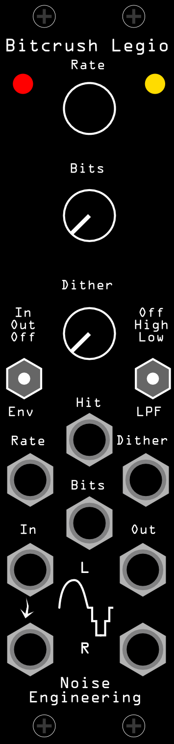 Bitcrush Legio front panel