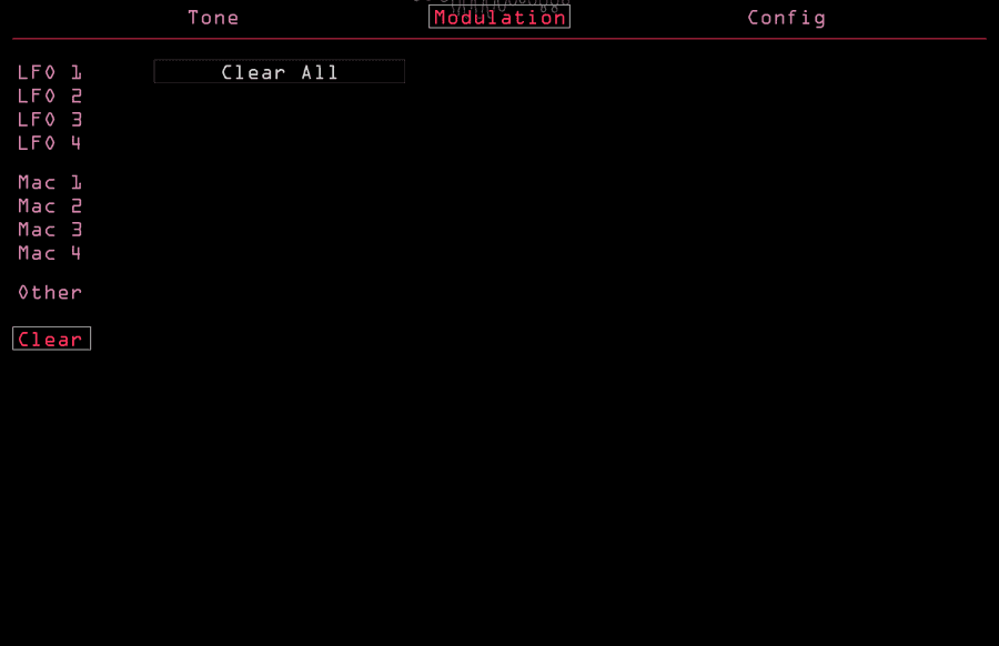 The Clear page