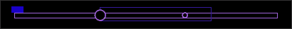 A slider with modulation enabled