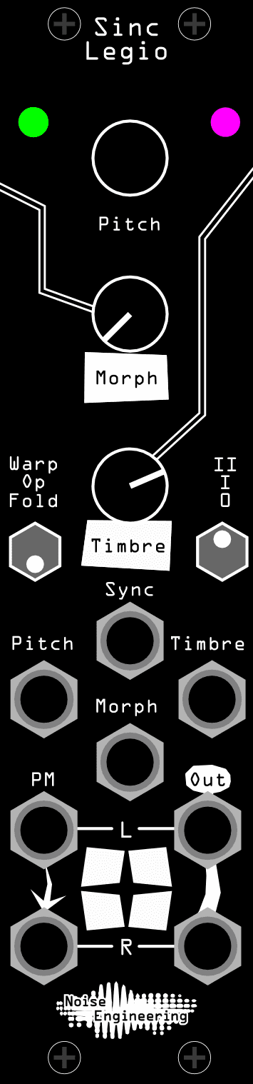 An illustration of Sinc's settings for this patch'