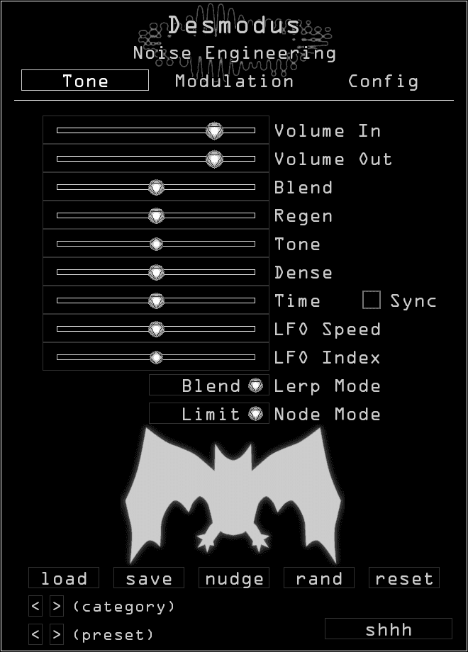Desmodus's interface