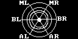 Illustration of Xer Mixa's main meter screen in hex mode