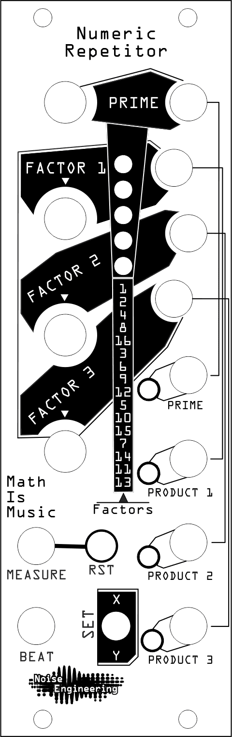 Illustration of Numeric Repetitor's interface