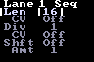 The Sequence tab of a lane's config