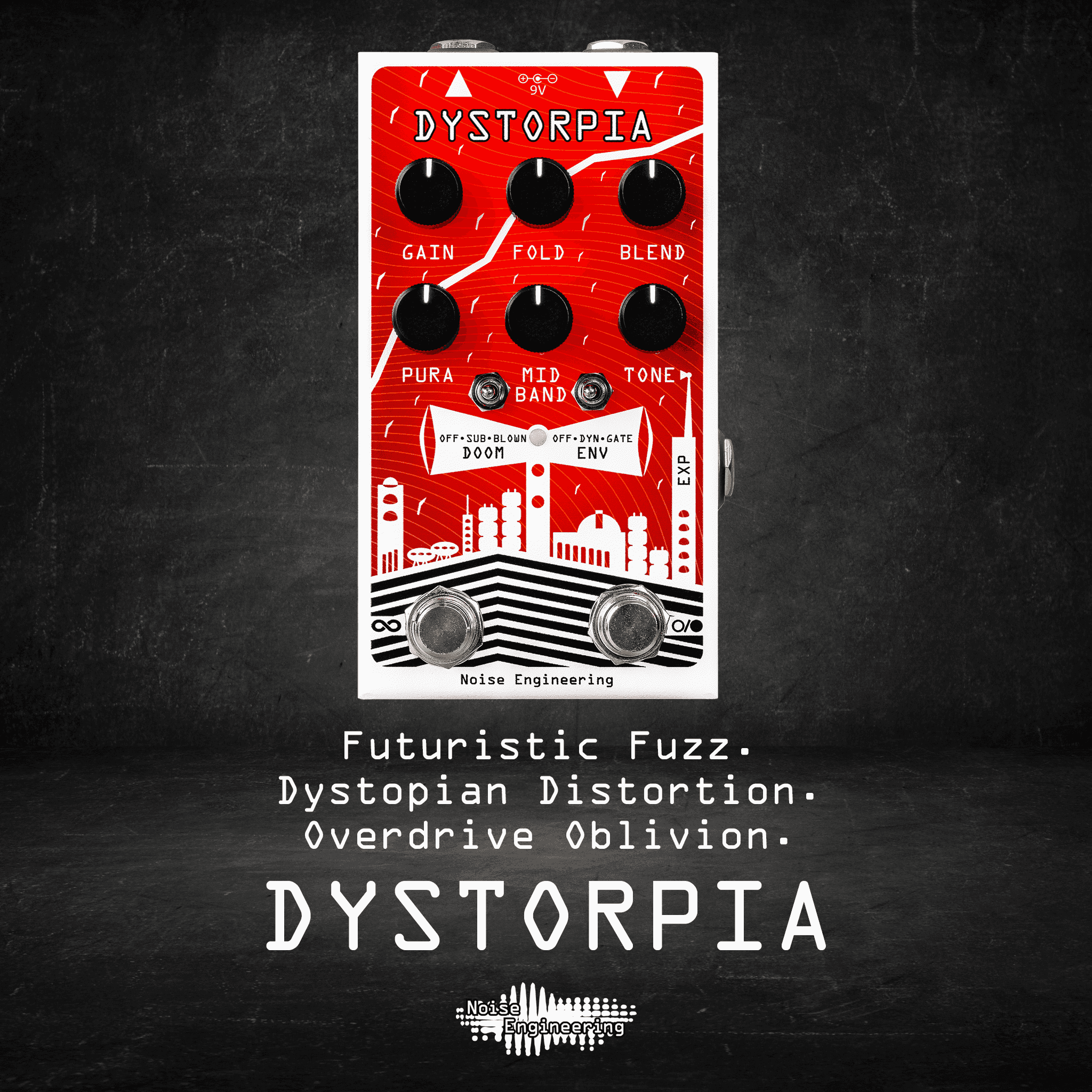 Dystorpia: New future fuzz pedal by Noise Engineering