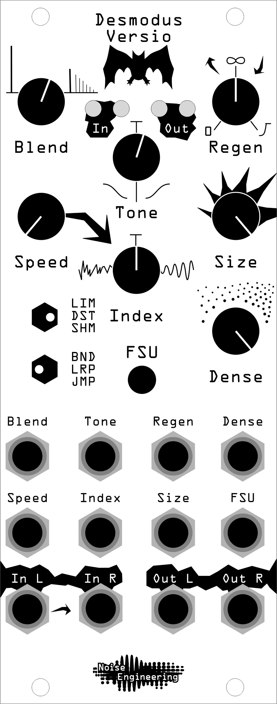 An illustration of Desmodus's settings for this patch'