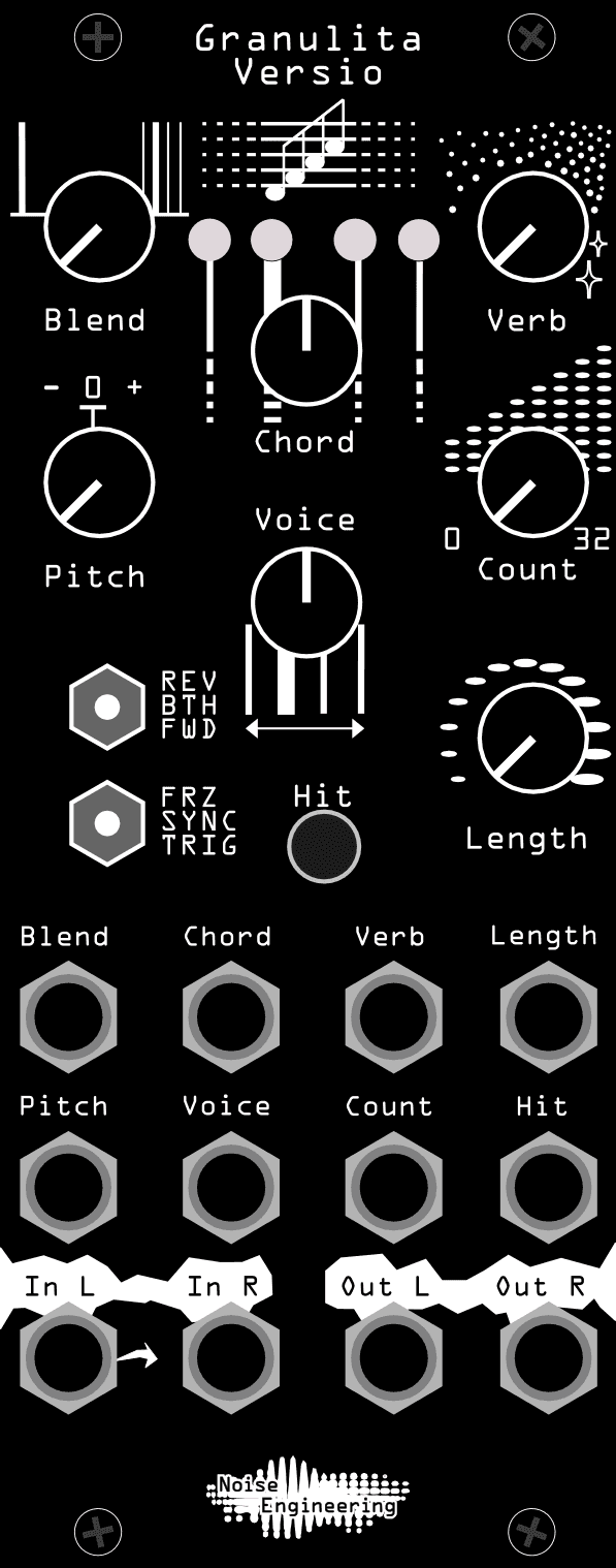 Granulita Versio's interface