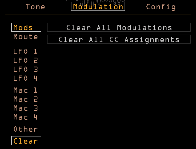 The Clear page